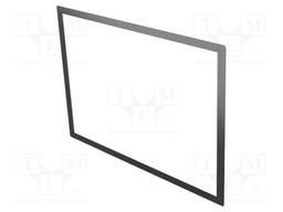 Front panel; for ITALTRONIC enclosure