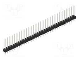 Connector: pin strips; pin header; male; PIN: 30; 2.54mm; THT; 1x30