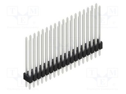Connector: pin strips; pin header; male; PIN: 36; 1.27mm; THT; 2x18