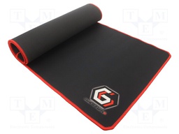 Mouse pad; black,red; 900x350x3mm