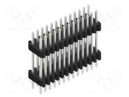 Connector: pin strips; pin header; male; PIN: 26; 1.27mm; THT; 2x13