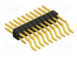 Connector: pin strips; pin header; male; PIN: 20; 1.27mm; SMT; 2x10
