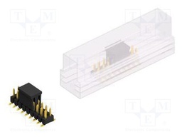 Connector: pin strips; pin header; male; PIN: 18; 2.54mm; SMT; 2x9