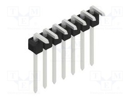 Connector: pin strips; pin header; male; PIN: 7; 2.54mm; THT; 1x7