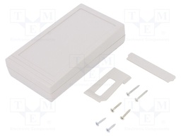 Enclosure: multipurpose; X: 81mm; Y: 145mm; Z: 35mm; ABS; grey
