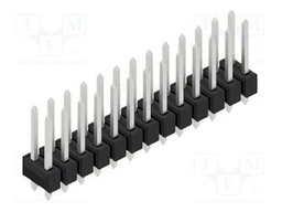 Connector: pin strips; pin header; male; PIN: 26; 2.54mm; THT; 2x13