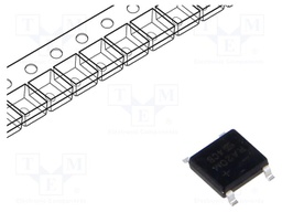 Bridge rectifier: single-phase; Urmax: 1kV; If: 2A; Ifsm: 50A; ABS