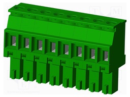Connector: pluggable terminal block; plug; female; angled 90°