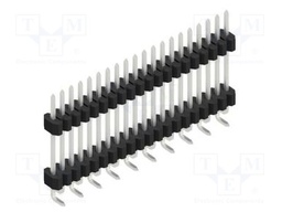 Connector: pin strips; pin header; male; PIN: 20; 1.27mm; SMT; 1x20