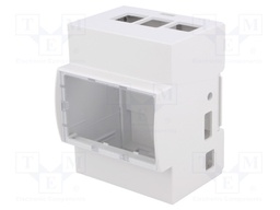 Enclosure: for computer; ODROID C1+; ABS; grey; X: 71.3mm; Y: 90.5mm