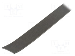 Tape: sealing; W: 50mm; L: 30m; Thk: 4mm; grey; caoutchouc hot-melt