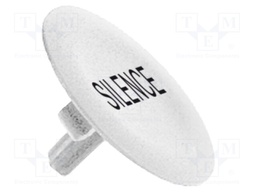 Actuator lens; 22mm; Harmony XB4; Actuator colour: white