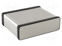 Enclosure: with panel; 1455; X: 80mm; Y: 103mm; Z: 31mm; aluminium
