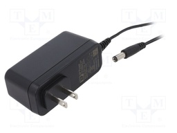 Power supply: switched-mode; voltage source; 24VDC; 0.75A; 18W