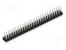 Connector: pin strips; pin header; male; PIN: 50; 2.54mm; THT; 2x25