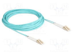 Fiber patch cord; OM3; LC/PC,both sides; 10m; 50/125um; LSZH