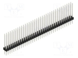 Connector: pin strips; pin header; male; PIN: 72; 2.54mm; THT; 2x36