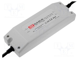 Power supply: switching; LED; 62.5W; 48VDC; 1.3A; 90÷264VAC; IP64