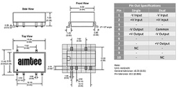 Converter: DC/DC; 1W