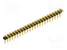 Connector: pin strips; pin header; male; PIN: 23; 2mm; THT; 1x23