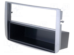 Radio mounting frame; Alfa Romeo; 2 ISO; silver