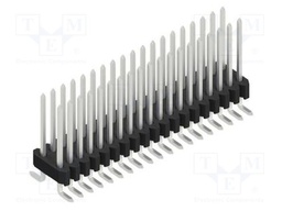 Connector: pin strips; pin header; male; PIN: 38; 1.27mm; SMT; 2x19