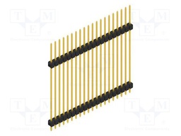 Connector: pin strips; pin header; male; PIN: 20; 2.54mm; THT; 1x20