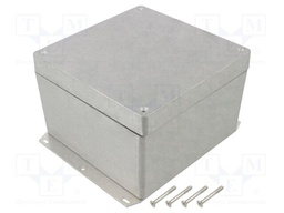 Enclosure: multipurpose; X: 160mm; Y: 160mm; Z: 102mm; 1550Z; natural