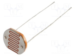 Photoresistor; 250mW; 18÷50kΩ; 560nm; Mounting: THT; 250VDC