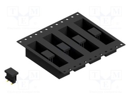Connector: pin strips; pin header; male; PIN: 4; 2mm; SMT; 1x4; 100V
