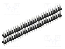 Connector: pin strips; pin header; male; PIN: 66; 2mm; THT; 2x33