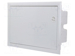 Enclosure: for modular components; IP40; white; No.of mod: 18