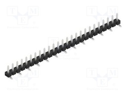 Connector: pin strips; pin header; male; PIN: 25; 2.54mm; SMT; 1x25