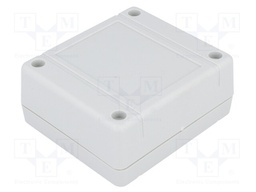 Enclosure: multipurpose; X: 79mm; Y: 89mm; Z: 38mm; ABS; grey; IP54