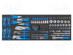 Kit: keys / pliers; in a foam tray