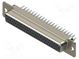 Connector: D-Sub HD; PIN: 62; socket; female; straight; THT; MHDD