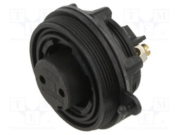 Connector: circular; socket; female; PIN: 2; 12A; 277V; IP68,IP69K