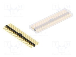 Connector: pin strips; pin header; male; PIN: 68; 2.54mm; SMT; 2x34