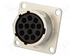 Connector: circular; Series: RT360; socket; female; PIN: 12; IP67