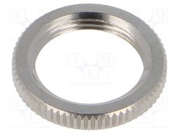 Nut; 600H series; Plating: nickel; Nut: round,knurled