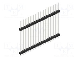 Connector: pin strips; pin header; male; PIN: 24; 2.54mm; THT; 1x24