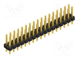 Connector: pin strips; pin header; male; PIN: 34; 2.54mm; THT; 2x17
