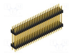 Connector: pin strips; pin header; male; PIN: 58; 1.27mm; THT; 2x29