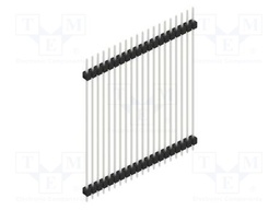 Connector: pin strips; pin header; male; PIN: 20; 2.54mm; THT; 1x20