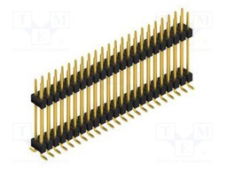 Connector: pin strips; pin header; male; PIN: 46; 2.54mm; SMT; 2x23