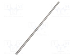 Rail; aluminium; L: 1000mm; W: 17mm; DryLin® N; linear guides