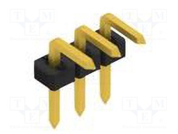 Connector: pin strips; pin header; male; PIN: 3; 2mm; THT; 1x3; 100V