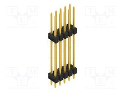 Connector: pin strips; pin header; male; PIN: 10; 2.54mm; THT; 2x5