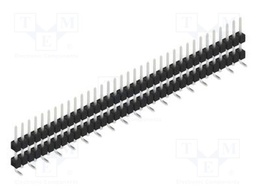 Connector: pin strips; pin header; male; PIN: 35; 2.54mm; SMT; 1x35
