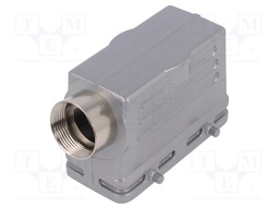 Enclosure: for HDC connectors; C146; size E16; for cable; angled